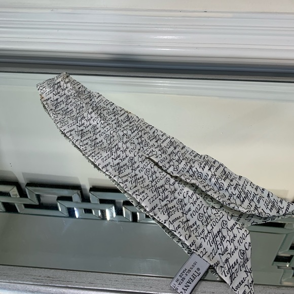 Tiffany & Co. Accessories - Tiffany & Co Logo Print Twilly